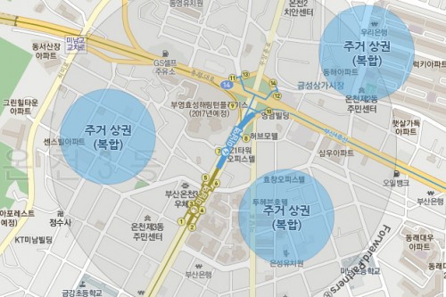 부산지하철  3·4호선 미남역세권 상권분석보고서