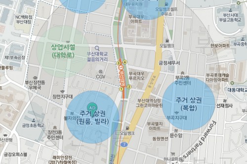 부산지하철 1호선 부산대역세권 상권분석보고서