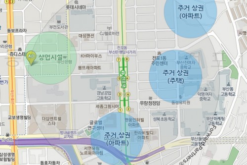 부산지하철 2호선 전포역세권 상권분석보고서